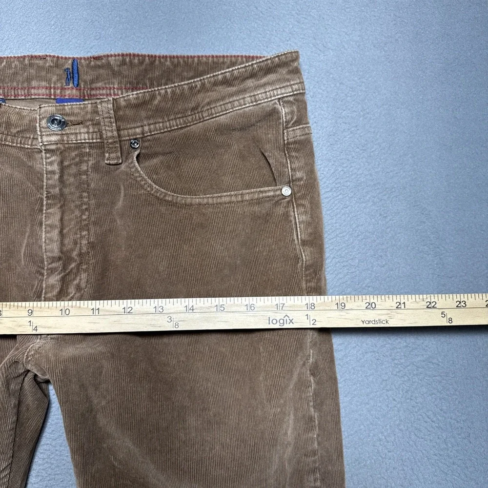 johnnie-O Corduroy Pants Mens‎ 33x34 (33x31) Grunge Raw Hem Straight Minimalist